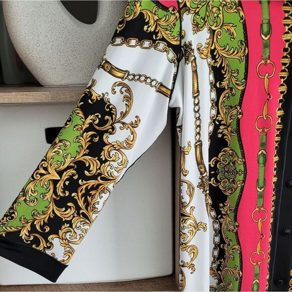 Eva Varro Baroque Chain blouse size XL - Picture 13 of 16